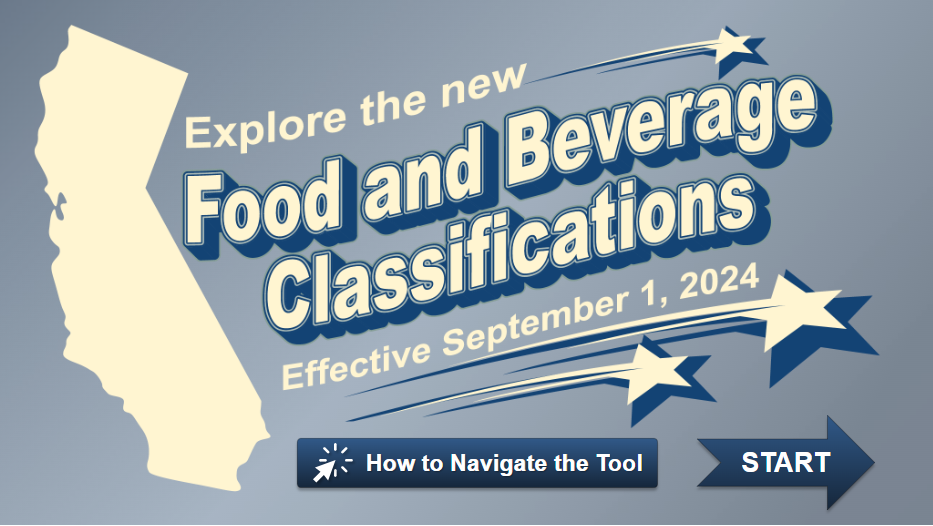 Determine Your Food and Beverage Classification